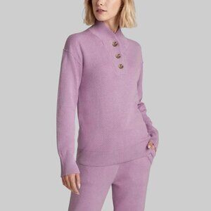 NEW Tommy John Sweater Lounge Henley Lavender Herb - Part of Matching Set!